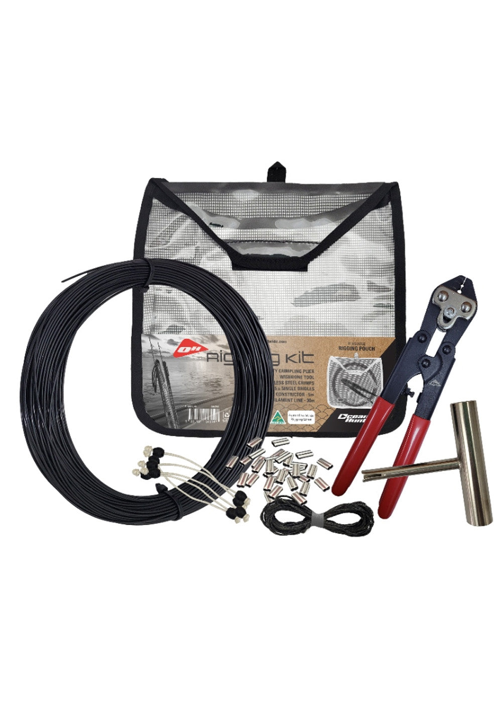 Ocean Hunter Complete Rigging Kit - Professional Fishing Gear for Saltwater & Freshwater - Perfect for Spearfishing, Trolling & Deep Sea Fishing
