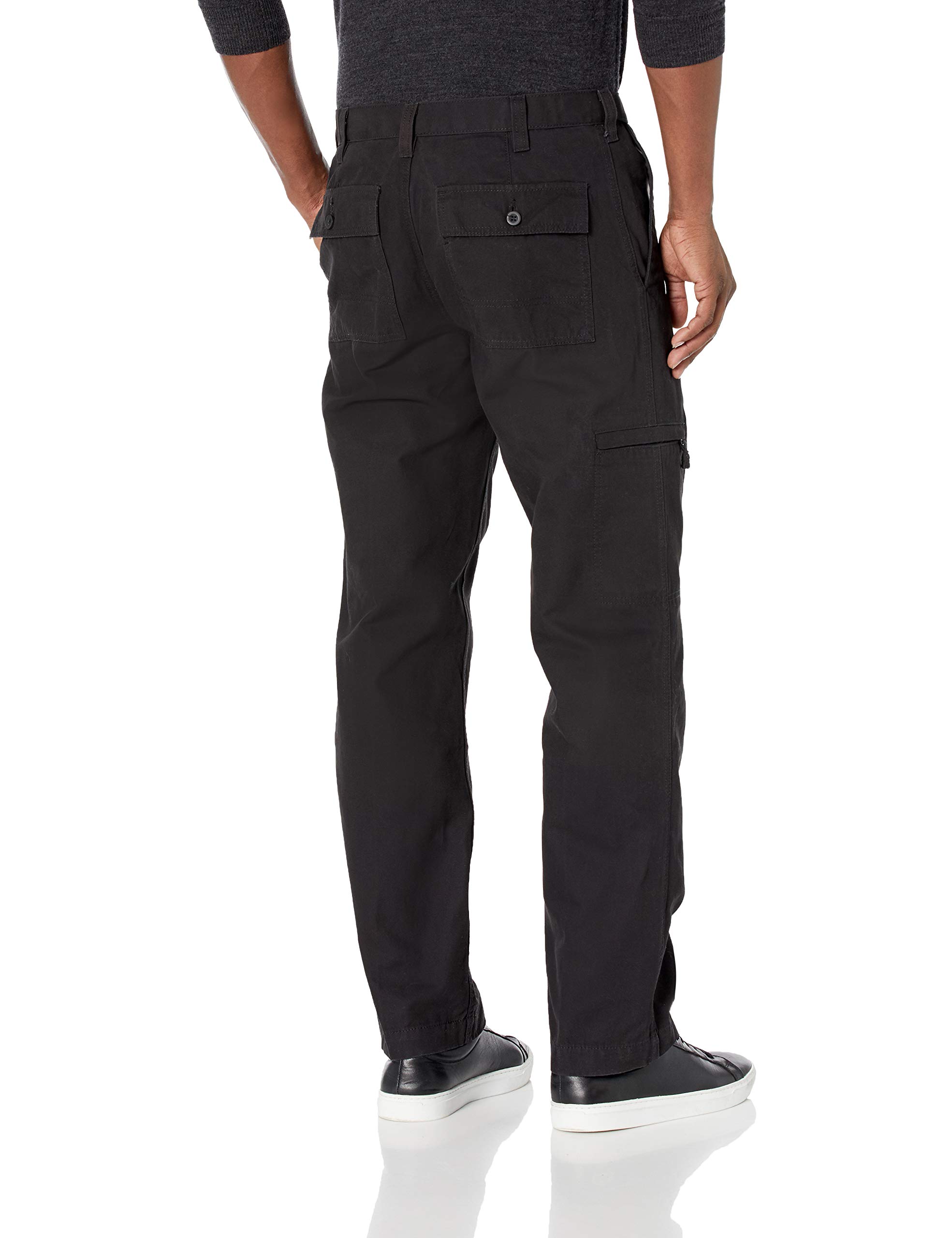 Dockers Men's Classic Fit Comfort Cargo Pants - Relaxed Fit Stretch Khaki Pants for Work & Casual Wear | Durable & Comfortable for Office, Travel & Outdoor Activities