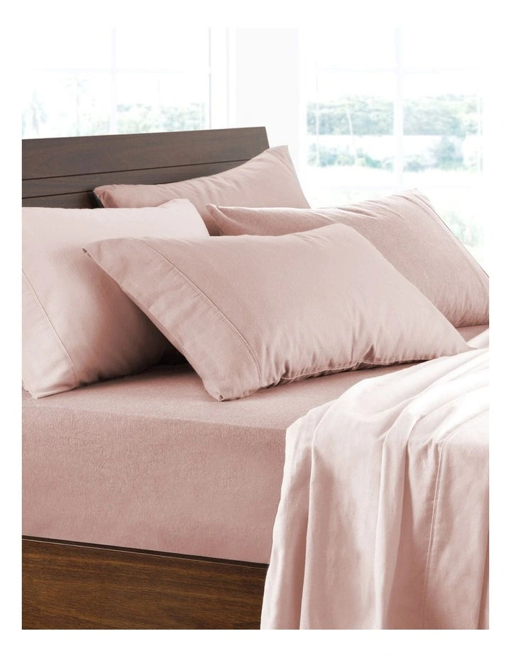 Premium Cotton Flannelette Sheet Set - Soft & Cozy Bedding by Logan and Mason | Perfect for Winter Nights, Guest Rooms & Cozy Home Decor