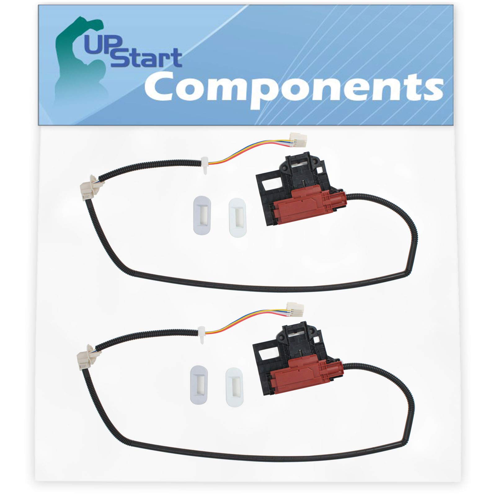 2-Pack W10404050 Washer Latch Assembly Replacement for Maytag MVWX600XL1 Washer - Compatible with W10238287 Washing Machine Lid Lock Switch - Perfect for Home Laundry Room Repairs & Maintenance