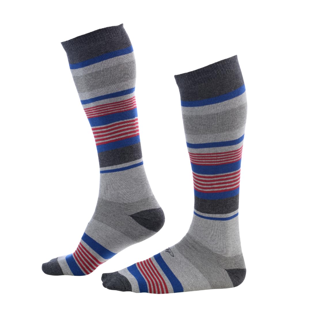 Premium Cotton Dress Socks for Men - 3 Pack Over the Calf Comfort Socks | Size 7-11 & 12-16 | Multi-Fashion Style for Business, Formal & Casual Wear | Office, Wedding & Everyday Use