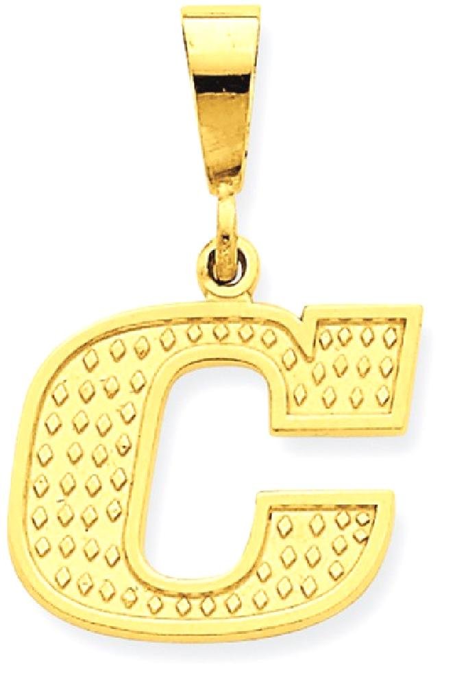 14K Solid Yellow Gold Dainty Letter C Initial Name Monogram Necklace - Personalized Jewelry Gift for Women, Elegant Layering Chain Pendant for Everyday Wear, Special Occasions & Birthday Presents
