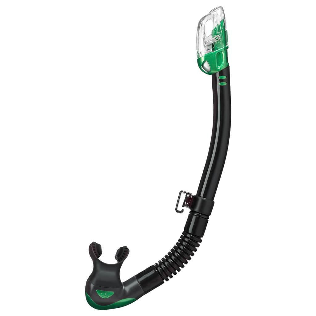 TUSA Hyperdry Elite II Snorkel - Premium Dry Snorkel for Scuba Diving & Snorkeling - Comfortable & Safe for Ocean, Pool & Beach Adventures