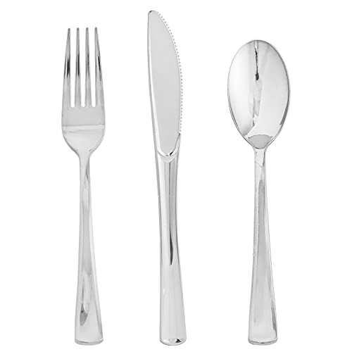 Silver Plastic Cutlery