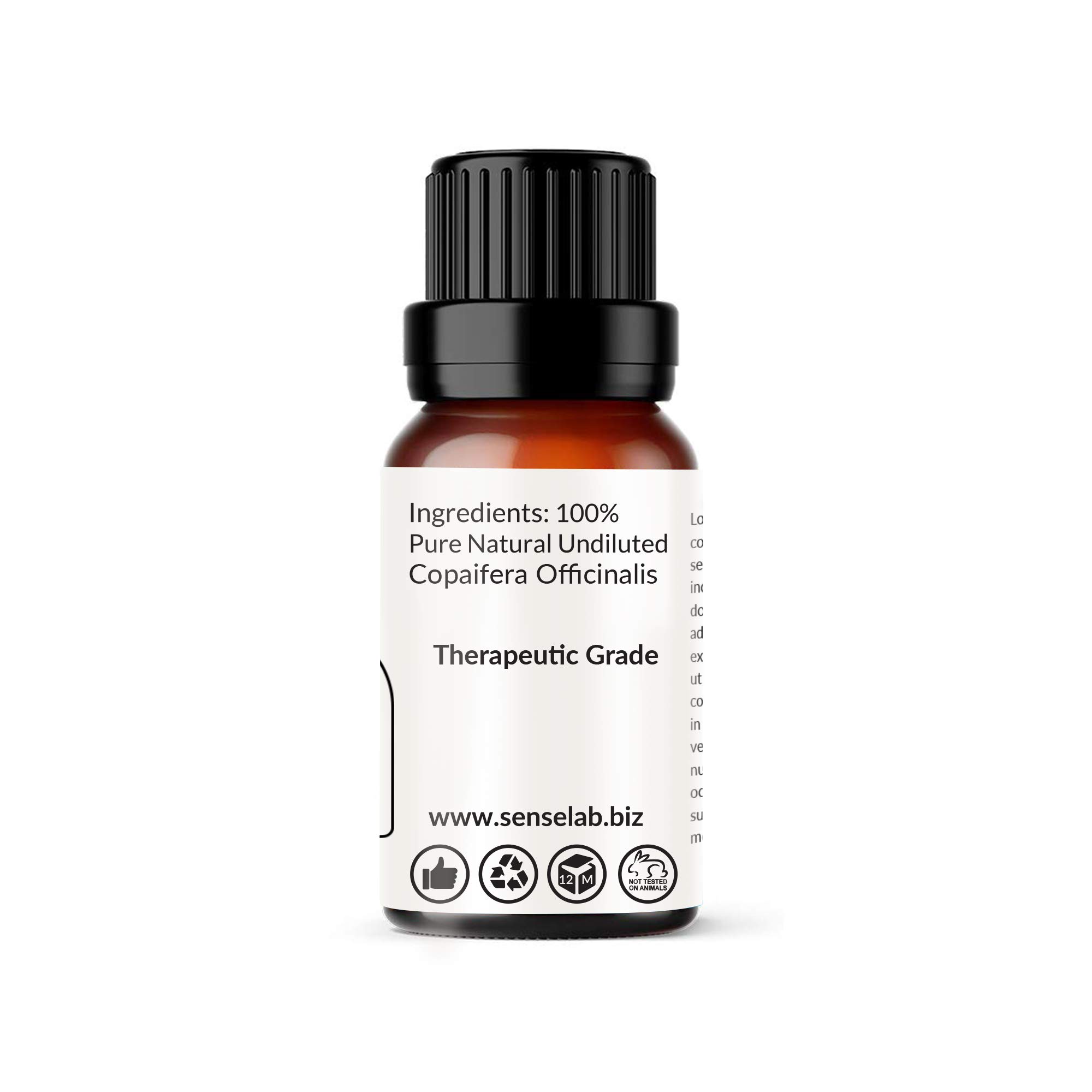 **SenseLAB Copaiba Essential Oil - 100% Pure Therapeutic Grade for Aromatherapy, Skin Care, Massage & Fragrance Mixing - 10ml - Perfect for Diffusers, Relaxation & DIY Beauty**