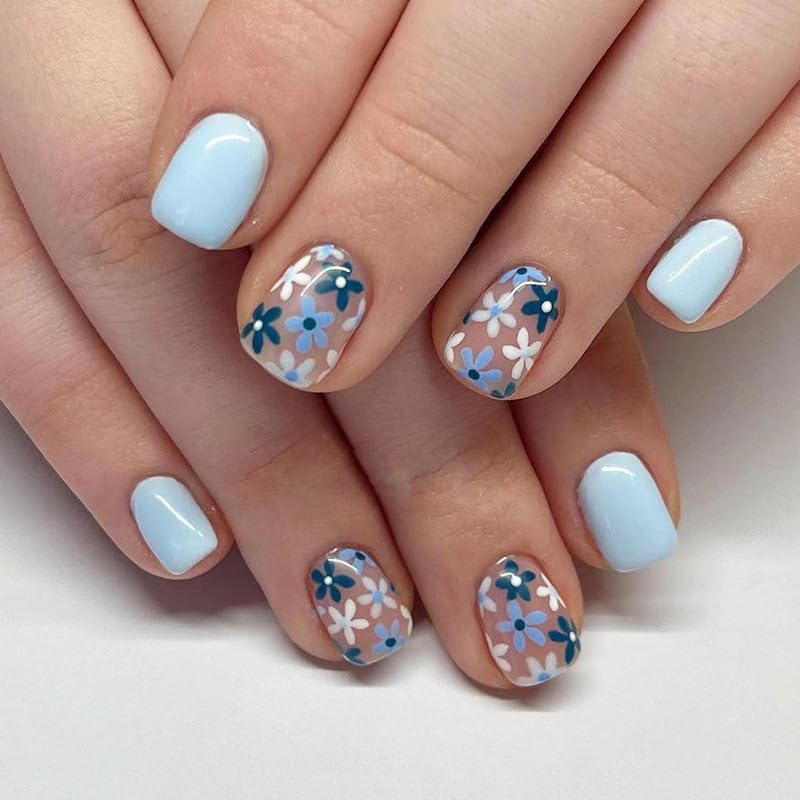 azure blue flower