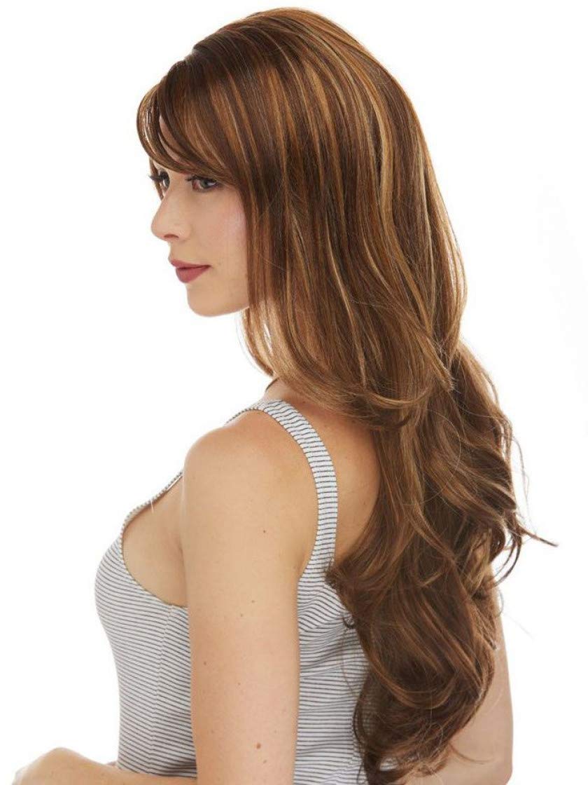 Carmen Chocolate Brown Lace Front Wig - Natural Looking Human Hair Wig for Women | Perfect for Cosplay, Daily Wear & Special Occasions