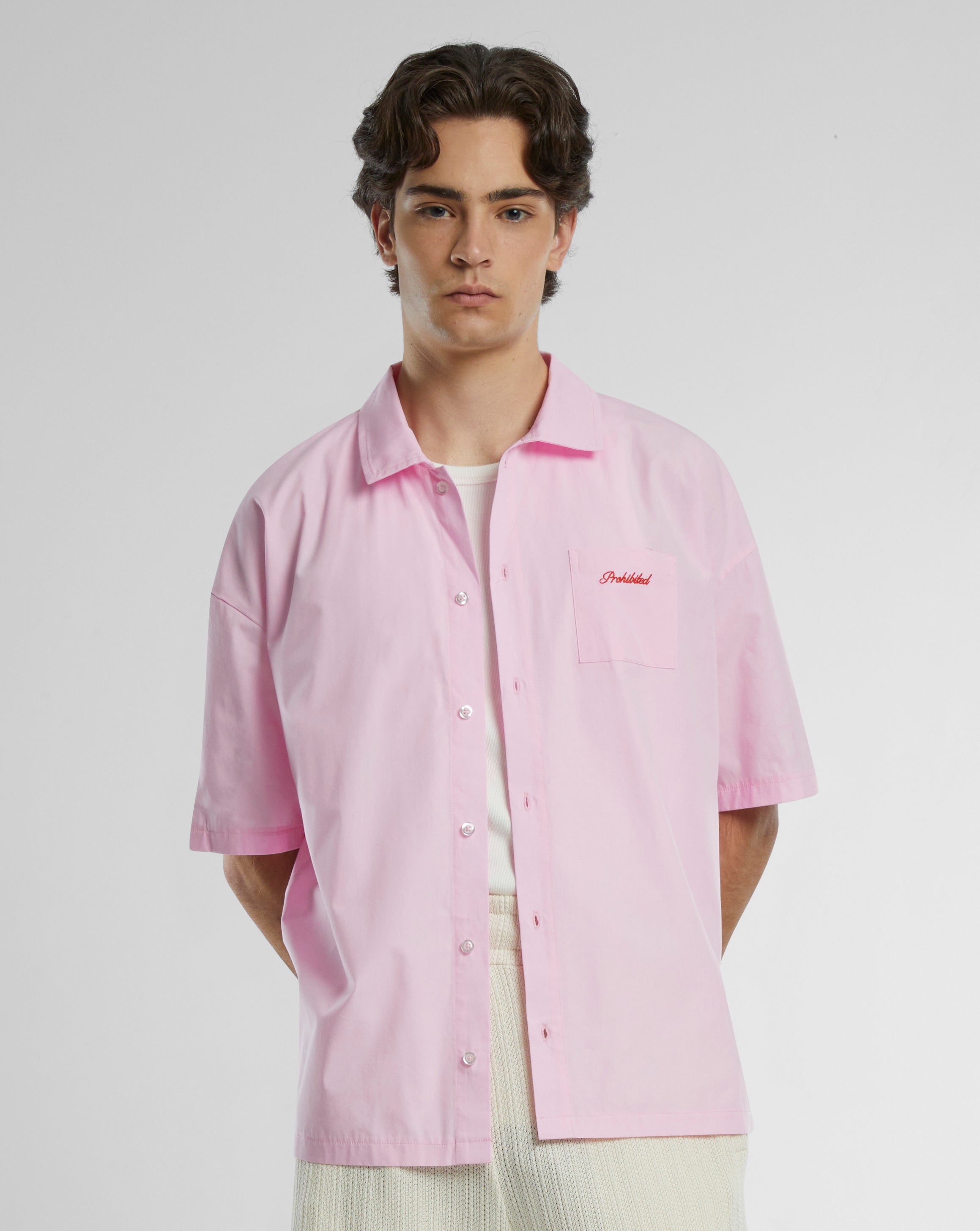 Ciao Amore Pink Shirt for Women - Trendy Casual Blouse for Date Night & Everyday Wear