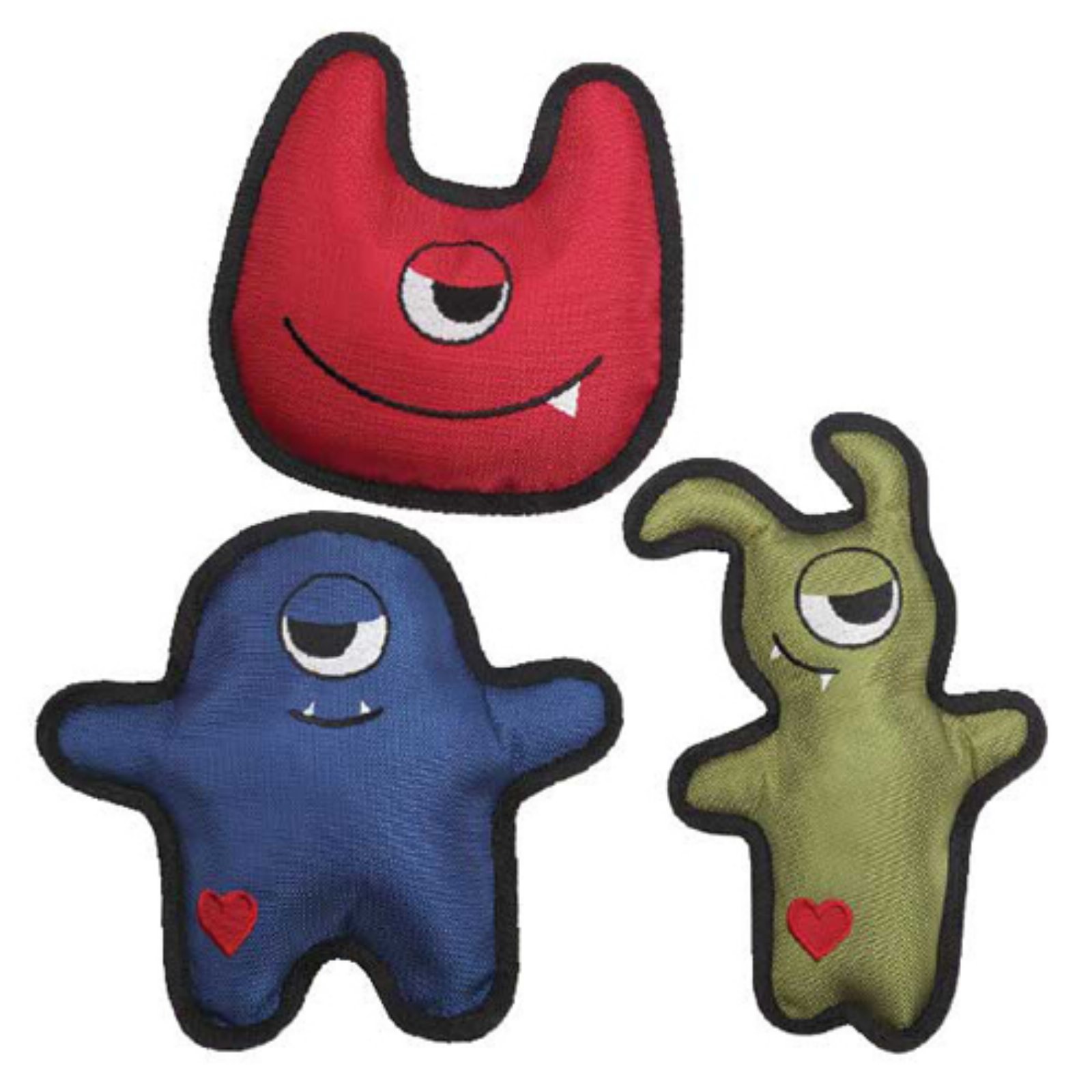 Zanies Mischievous Monster Interactive Dog Toy - Durable Chew Toy for Aggressive Chewers, Red Pet Toy for Large & Small Dogs - Perfect for Playtime & Training