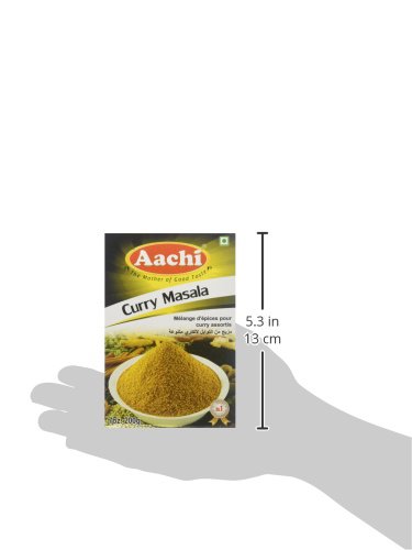 Aachi Curry Masala Powder 7oz - Authentic Indian Spice Blend for Flavorful Dishes - Perfect for Curries, Soups, and Rice Dishes