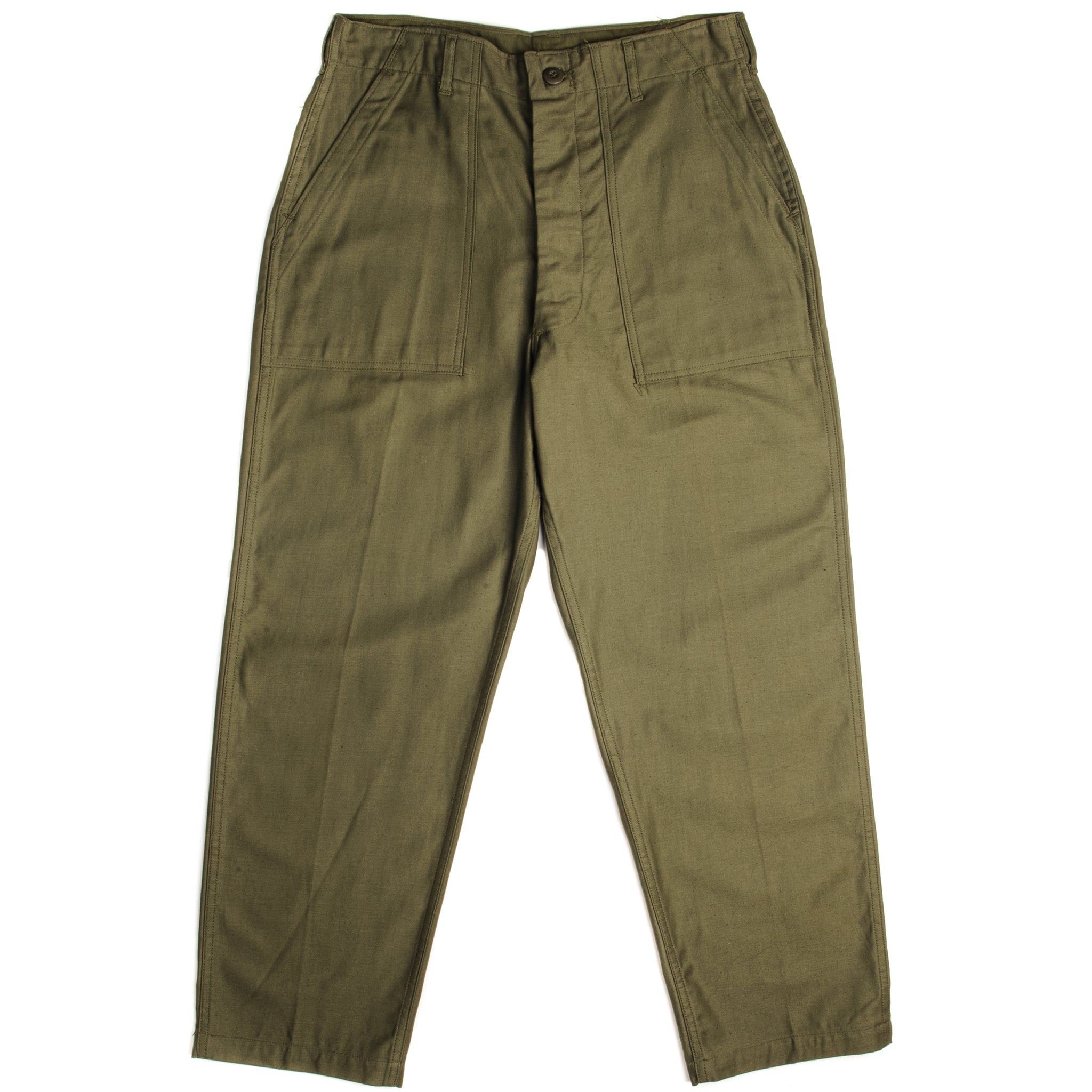 Vintage US Army OG-107 Sateen Utility Pants - Vietnam War Era (1972) - Size W32 L29 - Military Surplus Trousers for Outdoor, Reenactment & Workwear