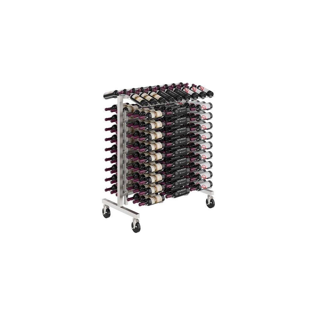 180 Bottle 3 Foot Island Wine Display Rack - Perfect for Home Bars, Restaurants, and Wine Cellars