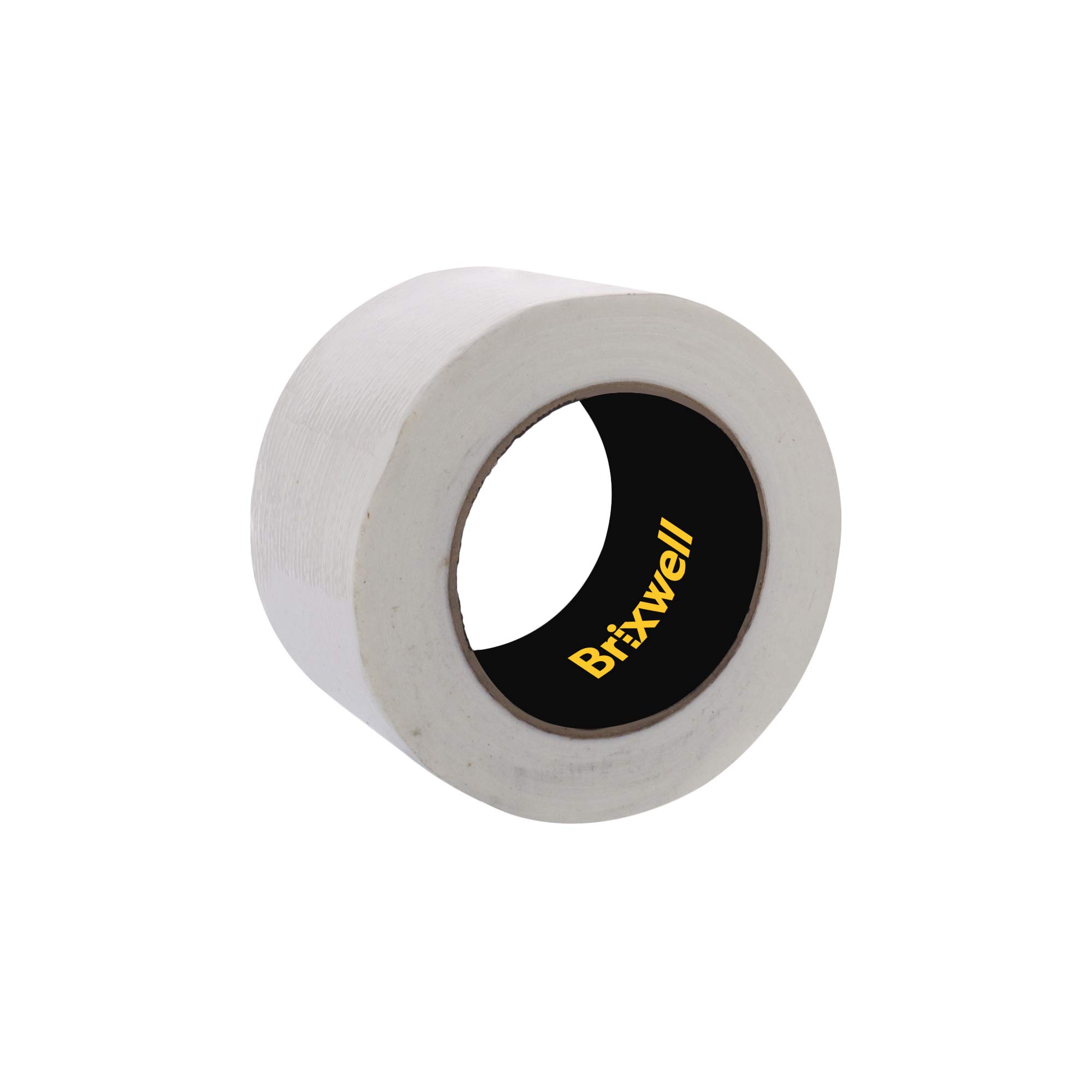 Brixwell 48 Rolls Clear Filament Strapping Tape 3 Inch x 60 Yard - Heavy Duty Packing Tape for Shipping Boxes, Moving & Storage - Made in USA