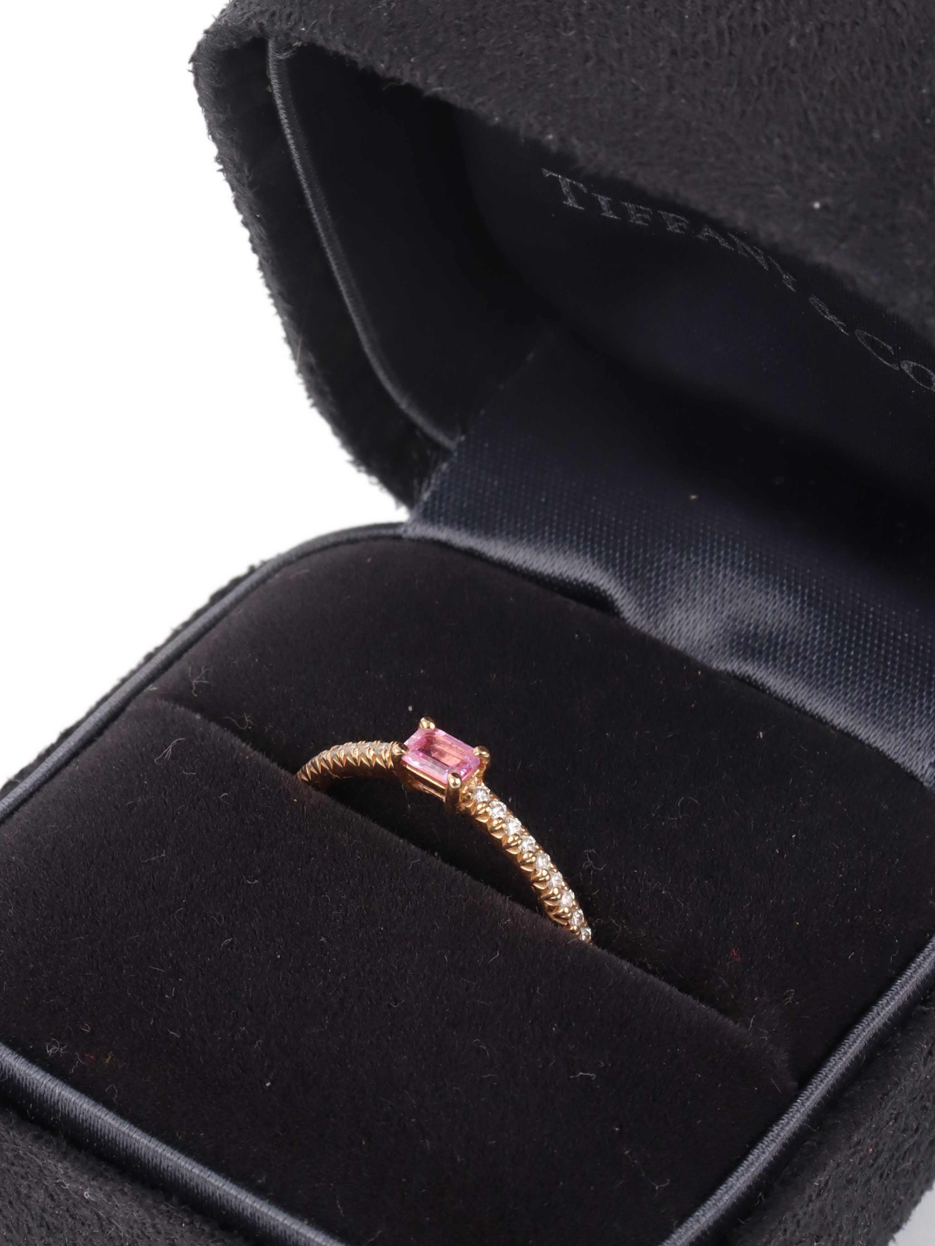 Tiffany & Co Nova Horizon Ring - 18K Gold Diamond Ring for Women, Size 7 | Elegant Wedding Band, Anniversary Gift & Everyday Luxury Jewelry