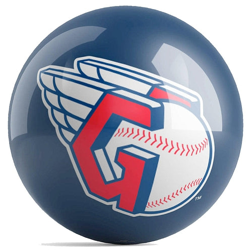 Official MLB Cleveland Guardians Bowling Ball - Professional 16lb Bowling Ball for Men & Women - Perfect for League Play, Tournaments & Casual Bowling Nights