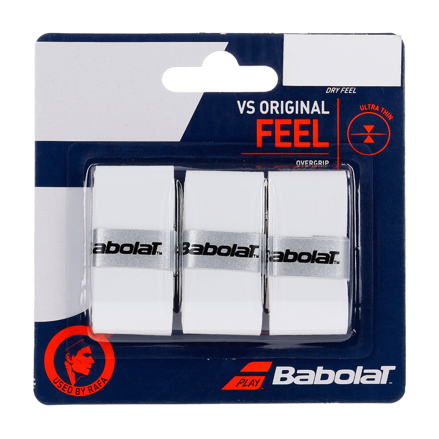 Babolat VS Original Tennis Racket Overgrip - Premium Grip Tape for Enhanced Control & Comfort - Perfect for Tennis, Badminton & Squash Players