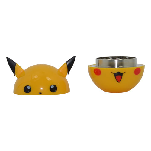 Premium Pikachu Herb Grinder - 3 Layer Spice Crusher with Sharp Teeth & Pollen Catcher - Perfect for Grinding Herbs, Spices & Tobacco - Great for Home Use, Travel & Outdoor Adventures