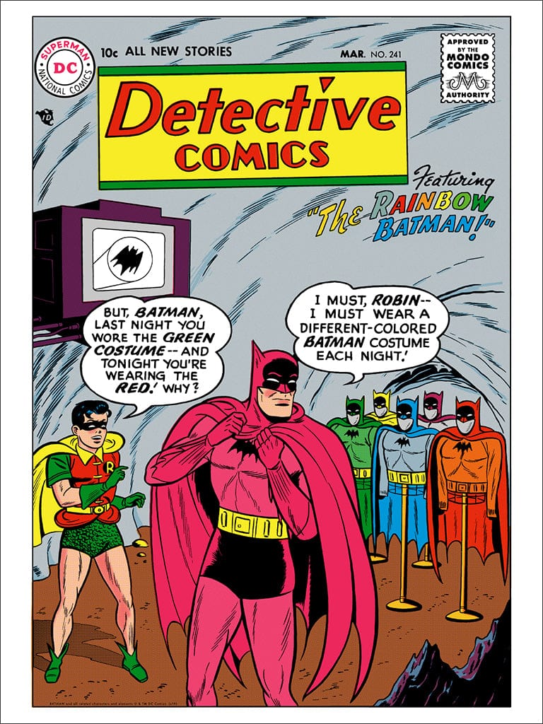 Detective Comics #241 Vintage Poster - DC Comics Batman Collectible Wall Art for Home, Office & Comic Book Fan Decor