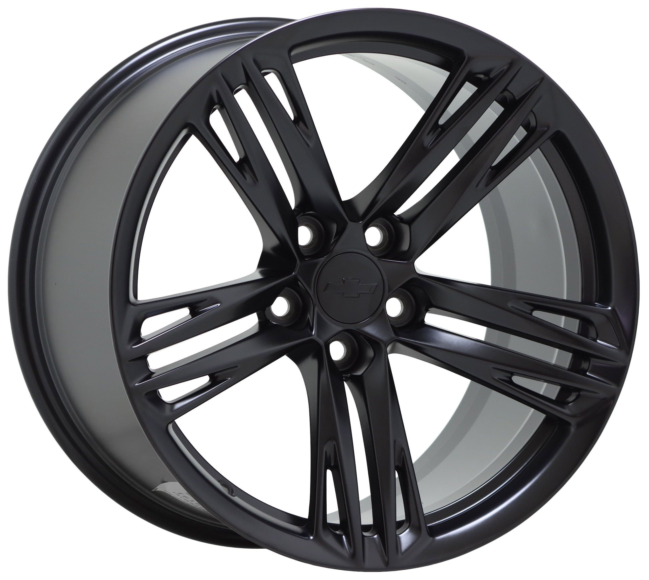 19 Chevrolet Camaro Black Satin Wheels Rims OEM GM Set 5853 5854 - Direct Replacement for 2019 Camaro - Perfect for Performance Upgrades & Custom Builds