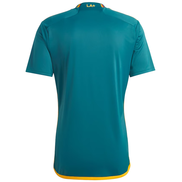 Adidas LA Galaxy 2023-2024 Away Soccer Jersey - Green & Yellow Official MLS Jersey for Men - Perfect for Games, Training & Fan Support