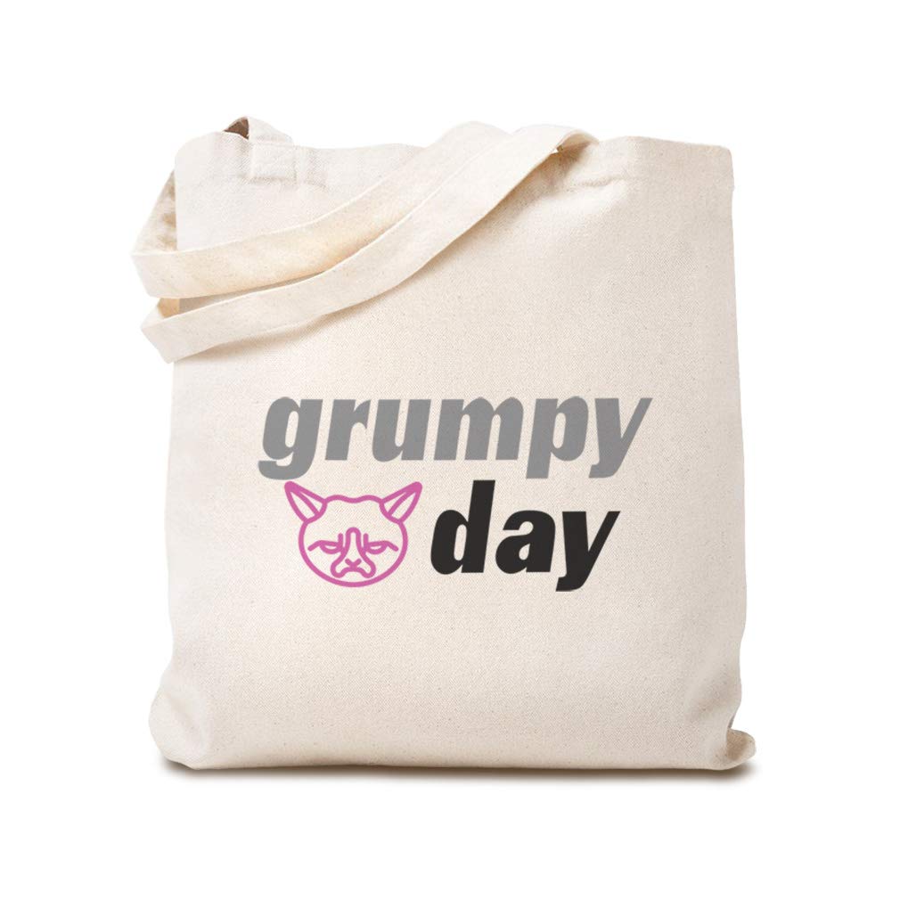 Custom Canvas Tote Bags - Reusable Eco-Friendly Shopping Bags with Funny Grumpy Day & New Baby Designs | Natural Cotton Beach Bags for Kids & Adults | Perfect for Groceries, Beach Trips & Daily Use