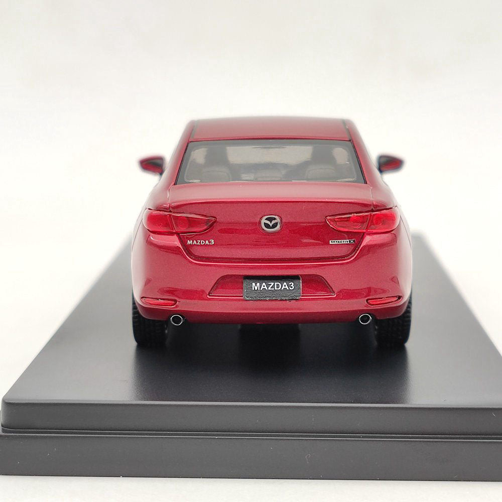 1/43 Scale MAZDA 3 SEDAN 2019 Red Diecast Model Car - Hi Story HS259RE Collectible Toy for Adults & Kids - Perfect for Display, Gifts, and Car Enthusiast Collections
