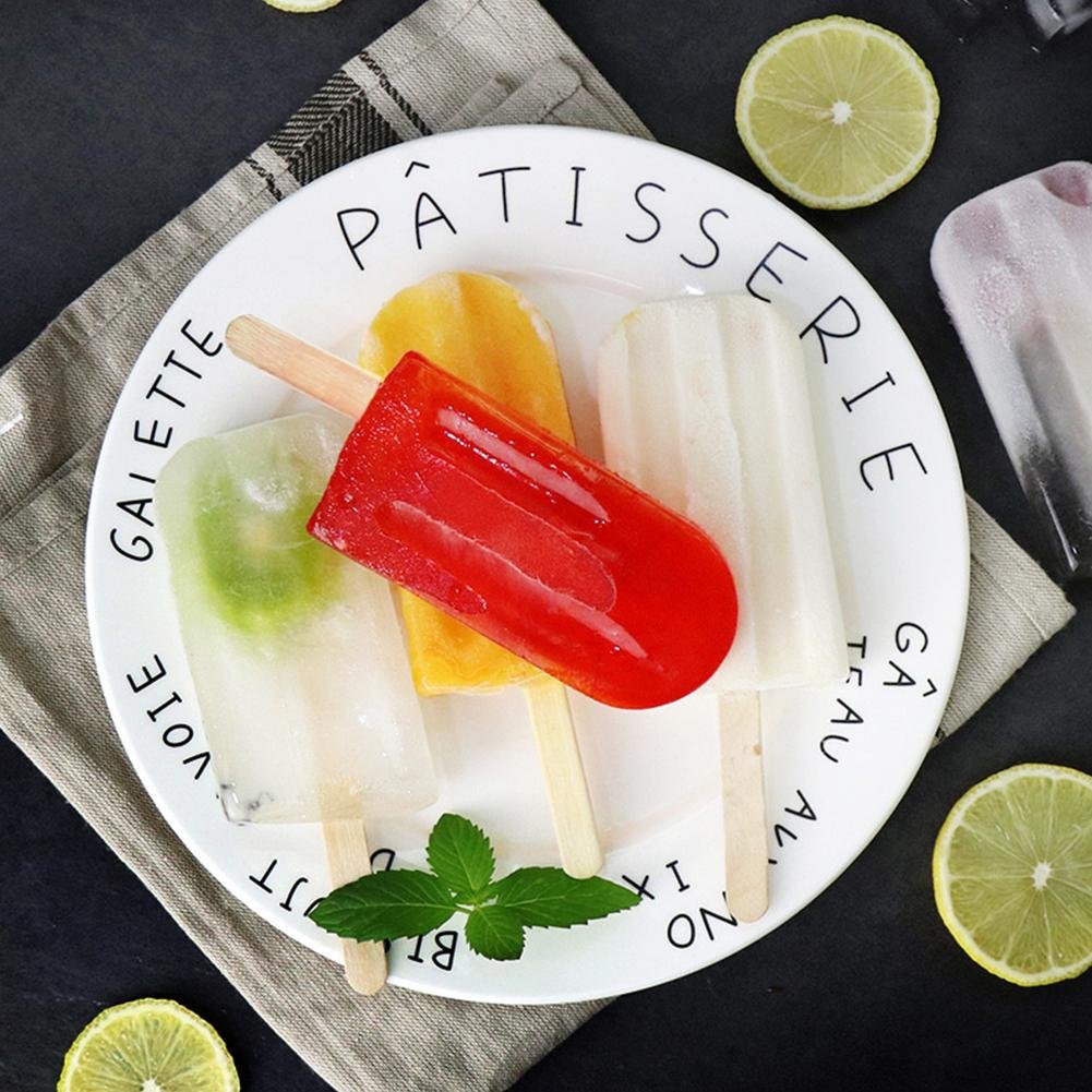 6-Piece Stainless Steel Popsicle Molds Set - Reusable Ice Cream & Lolly DIY Maker for Homemade Frozen Treats - Perfect for Summer Snacks, Kids Parties & Healthy Desserts