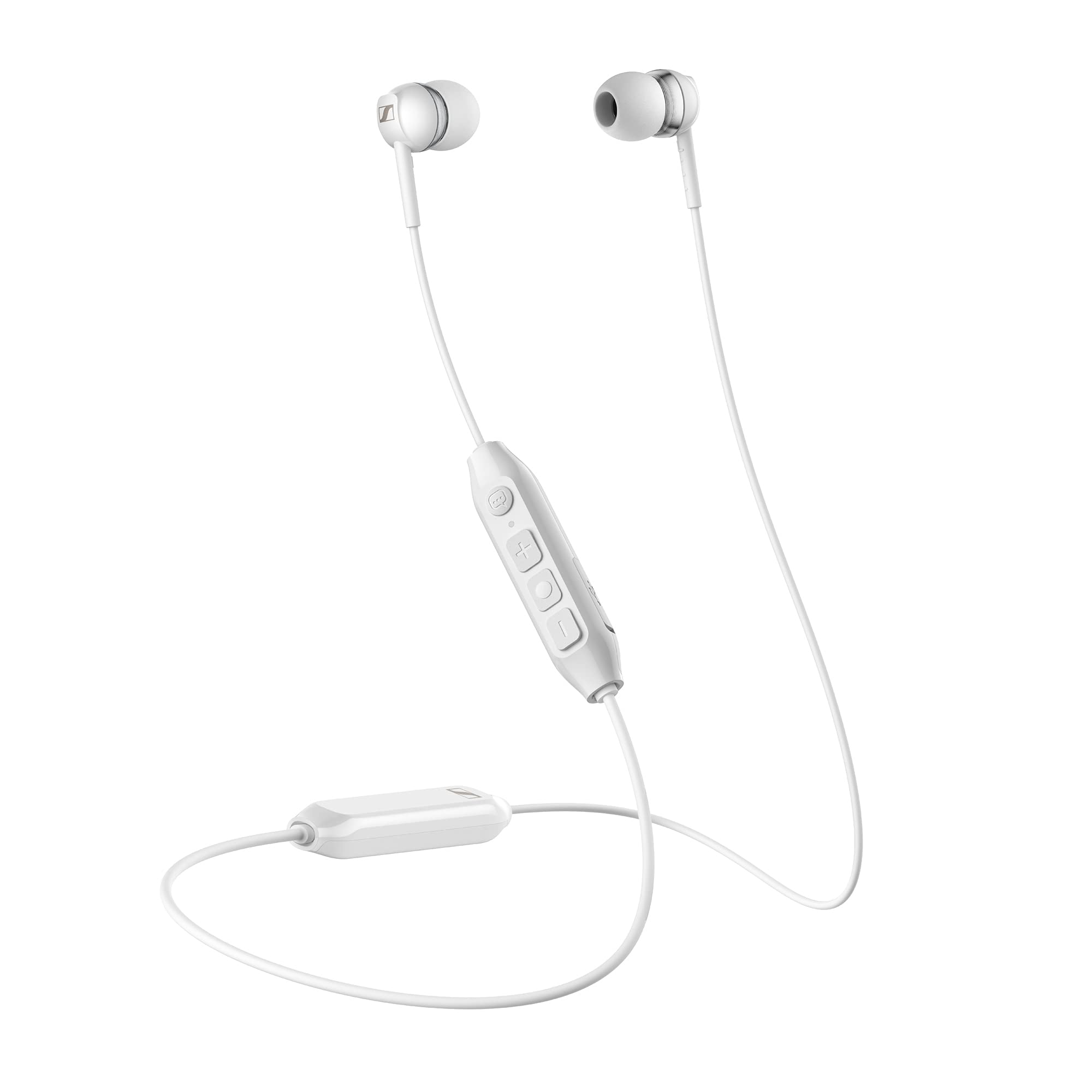 Sennheiser CX 350BT Wireless Bluetooth 5.0 Headphones - 10H Battery Life, Fast USB-C Charging, AI Assistant, Dual Device Pairing - White | Perfect for Commuting, Workouts & Travel (CX 350BT White)