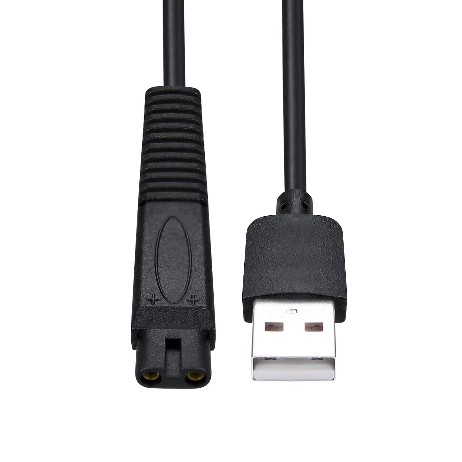 Smays Replacement Charging Cable 2-Pack - Compatible with Head Shavers & Electric Razors | Durable USB Charger Cord for Travel & Home Use