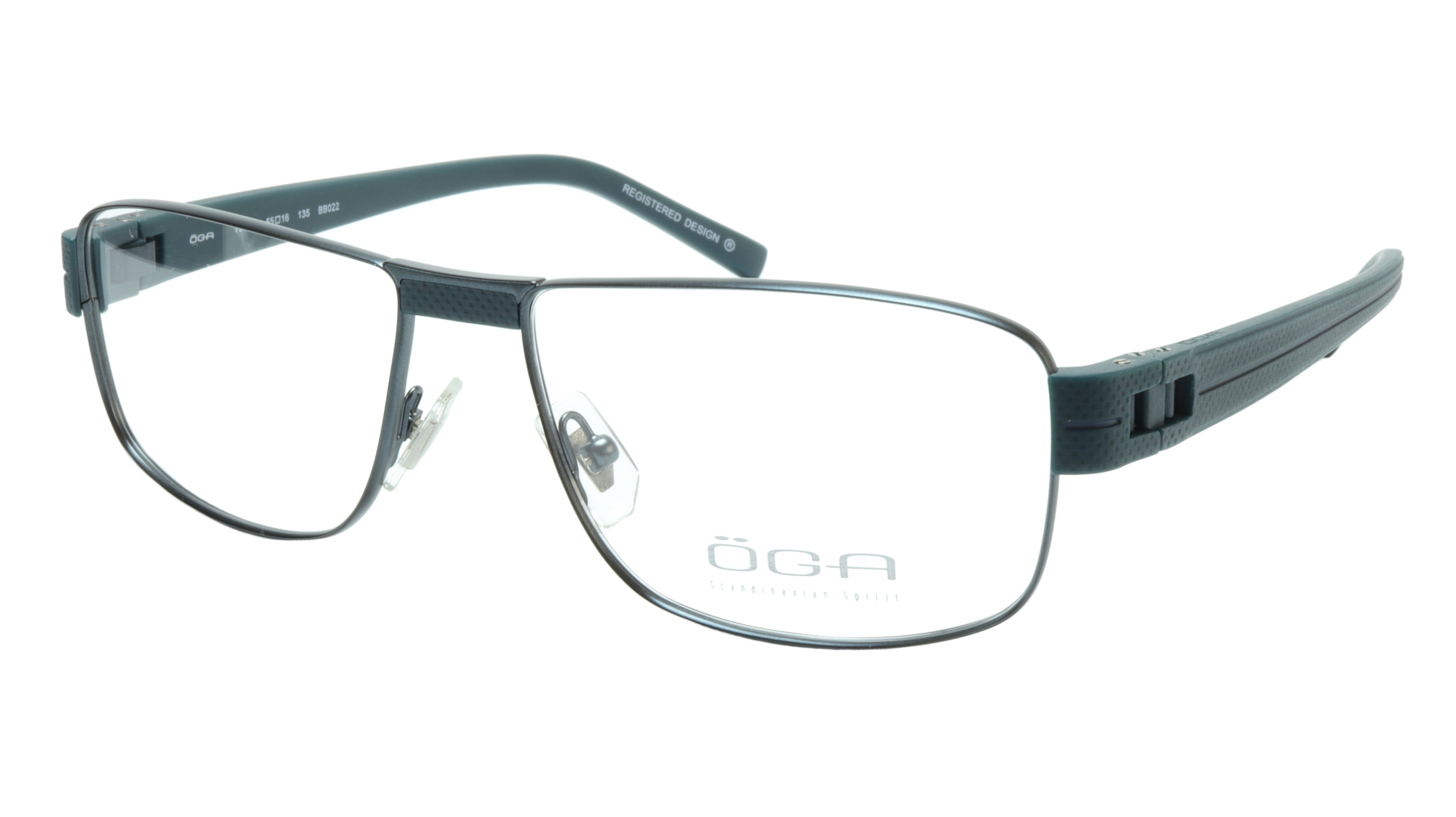 OGA Morel Eyeglasses Frame 7918O BB022 - Metal Acetate Dark France - 55mm Lens Width 16mm Bridge 135mm Temple - Stylish Eyewear for Work, Reading & Fashion