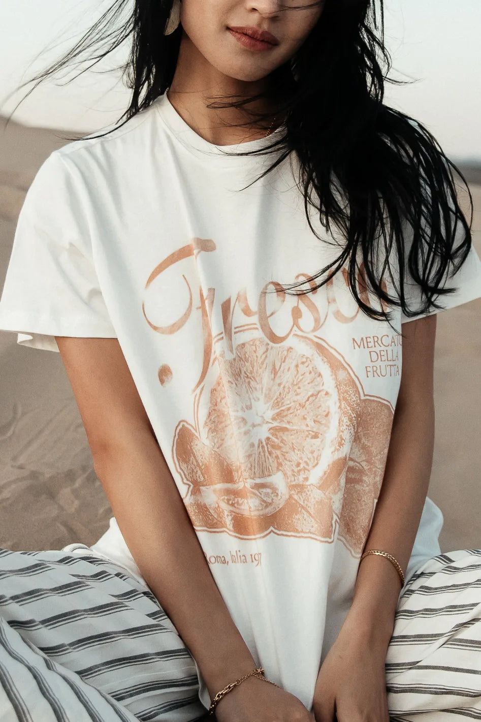 Trendy Fresco Fruit Market Graphic Tee - Soft Cotton Vintage Style T-Shirt for Men & Women | Perfect for Casual Wear, Summer Outfits & Street Fashion