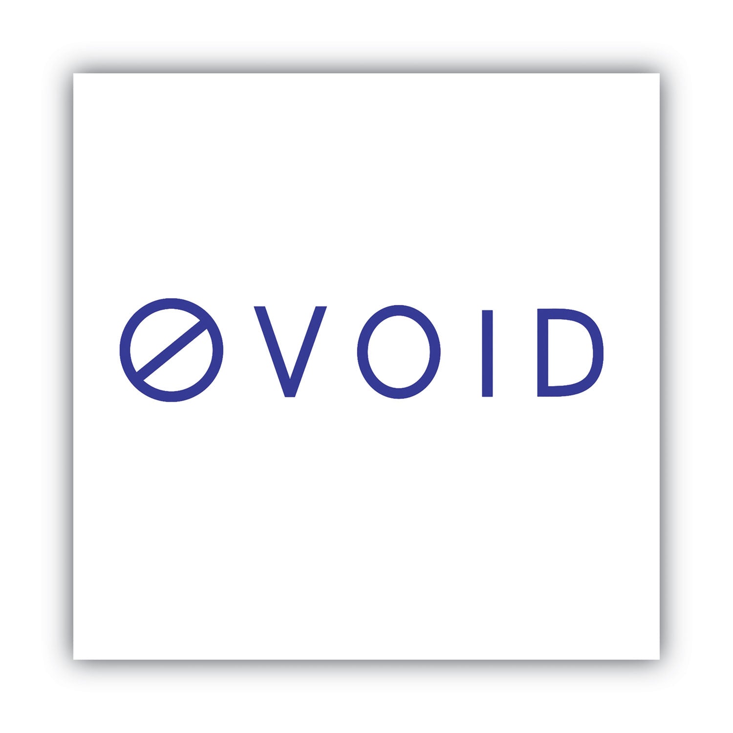 ACCUSTAMP2® Pre-Inked VOID Stamp - Blue Ink, 1.63