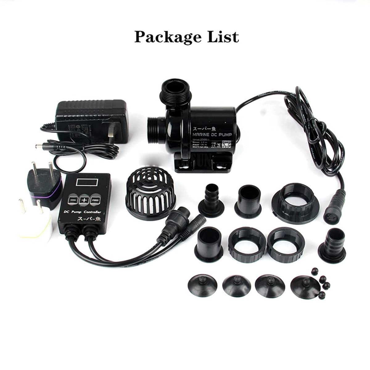 ZTBH 18W Submersible Water Circulation Pump - Energy Efficient Frequency Conversion for Aquariums, Fish Tanks, Fountain & Filtration Systems | Perfect for Home Aquariums, Hydroponics & Water Features