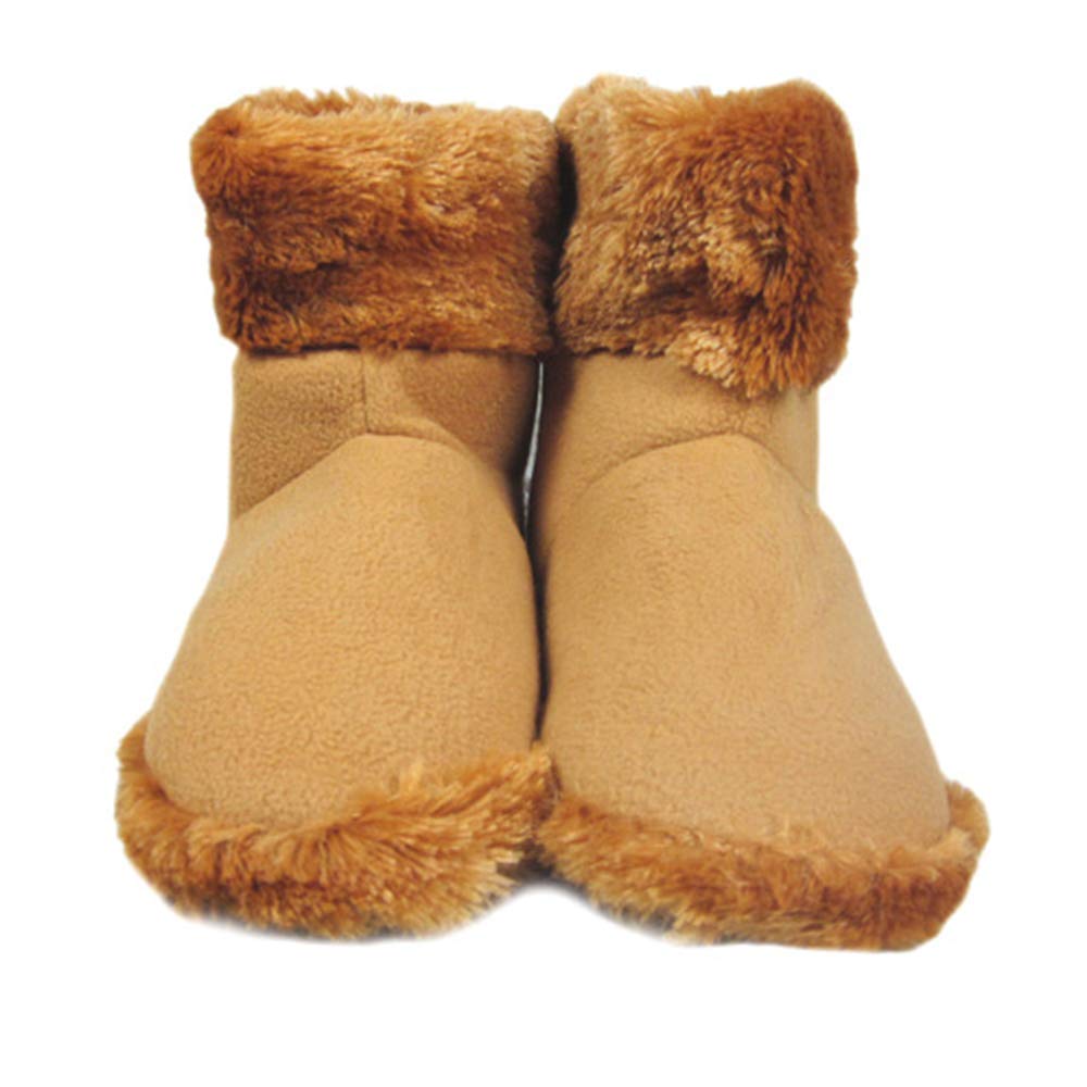 TRRAPLE USB Heated Slippers - Electric Foot Warmers for Men & Women, Washable Winter Boots with Heating, Perfect for Office, Home & Outdoor Use
