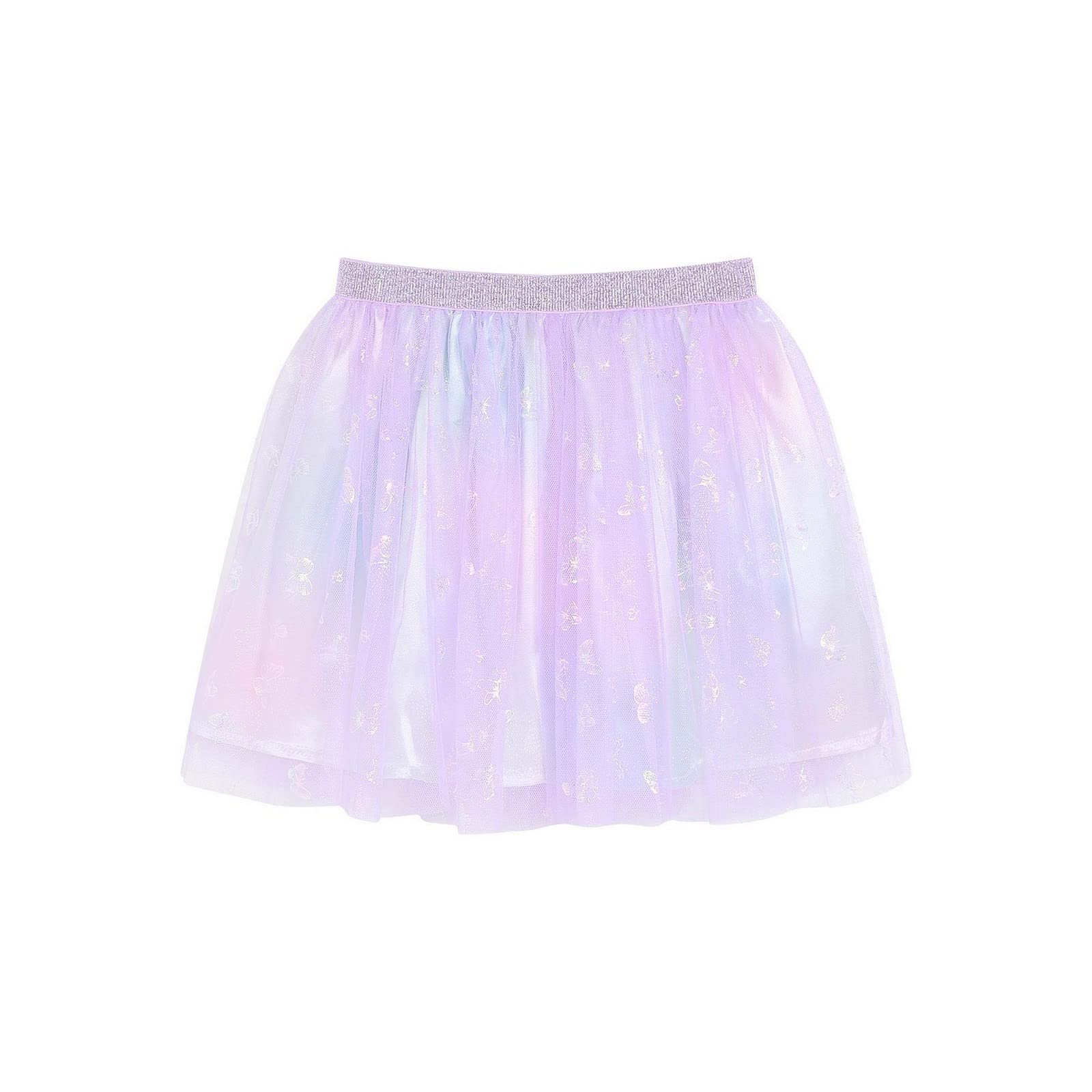 LX7 Baby Girls' Tutu Skirt - Toddler Layered Tulle Ballet Dance Dress with Multicolor Ruffles | Princess Costume for Birthday Party, Dance Recital & Photo Shoot