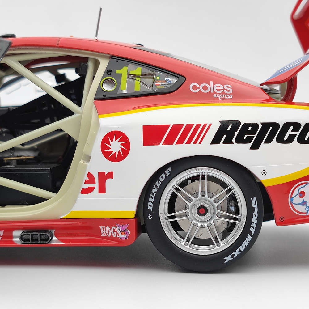 1/18 Scale Authentic SHELL V-Power Racing #11 Ford Mustang GT 2021 Diecast Model Car - ANTON DE PASQUALE Collectible Toy Car Gift for Racing Fans & Model Enthusiasts - Perfect for Display, Collection, and Birthday Gifts