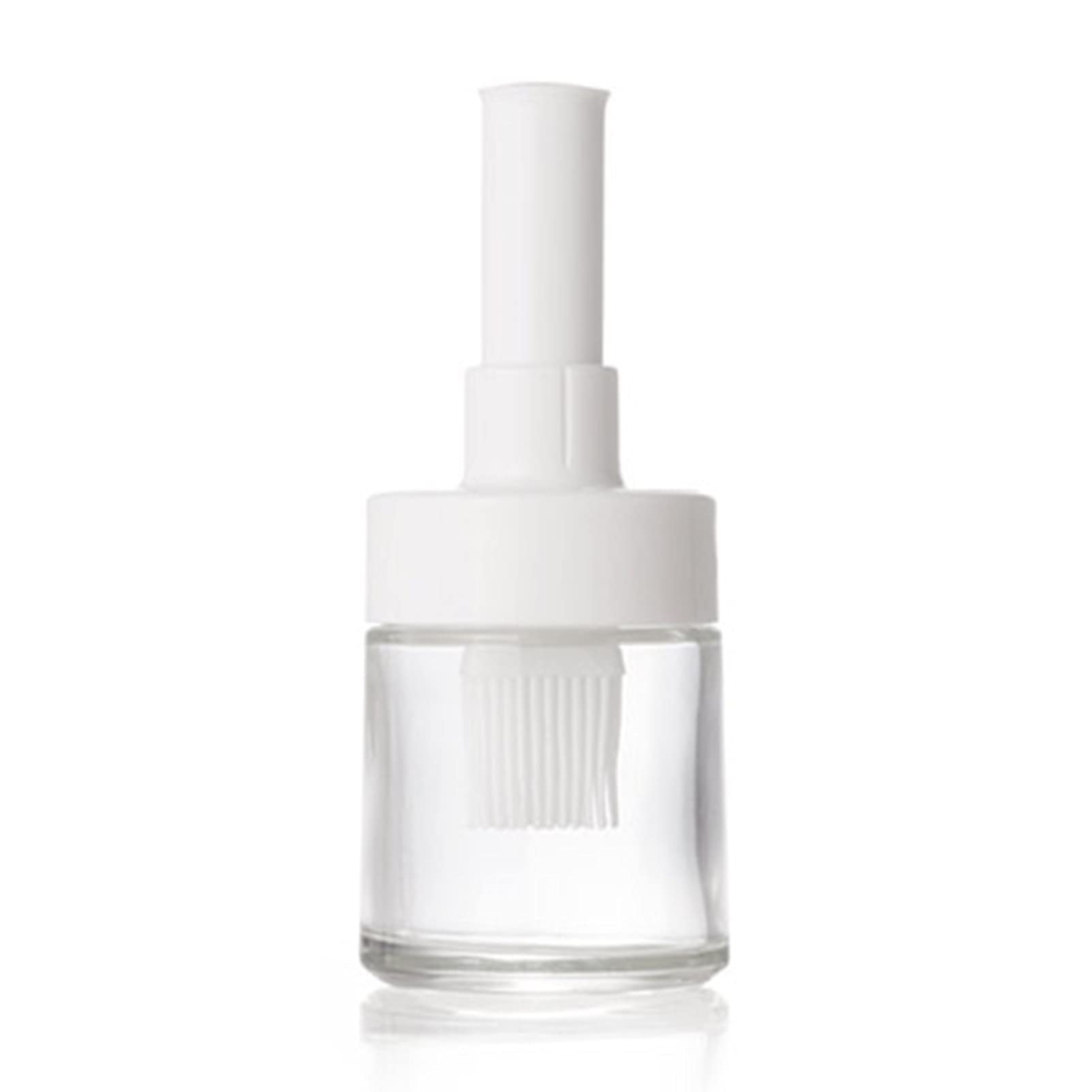 Eco-Friendly Heat Resistant Plastic Oil Bottle with Brush - Transparent Kitchen Oil Dispenser for Cooking, Baking & Salad Dressing - Perfect for Home & Restaurant Use
