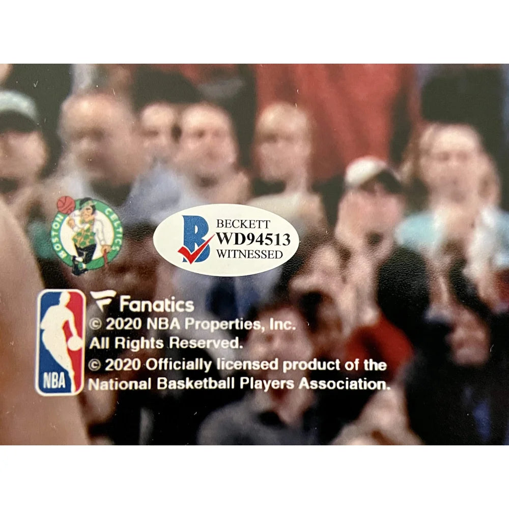 Kevin Garnett Autographed Boston Celtics 16x20 Photo with COA - BAS Certified Signed Memorabilia - Perfect for Sports Collectors and Celtics Fans