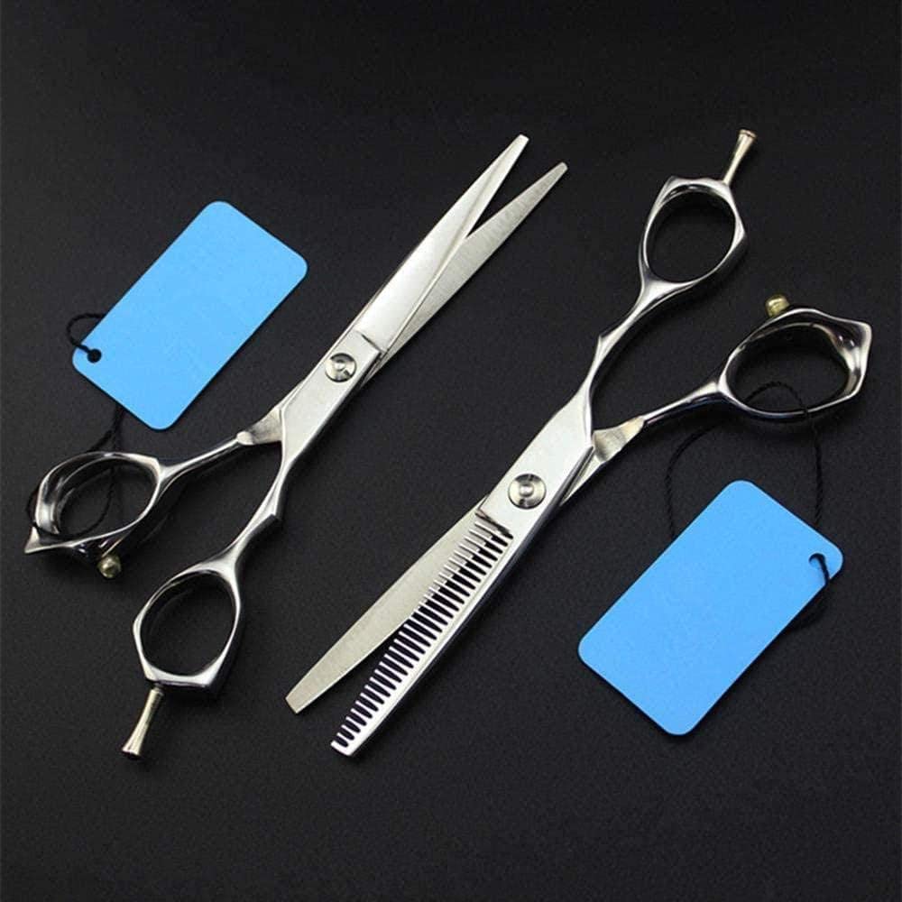 Professional Barber Scissors Set - Hair Cutting Shears, Thinning Scissors & Makeup Shears for Styling & Grooming | Perfect for Salon, Home Haircuts & Professional Hairstyling
