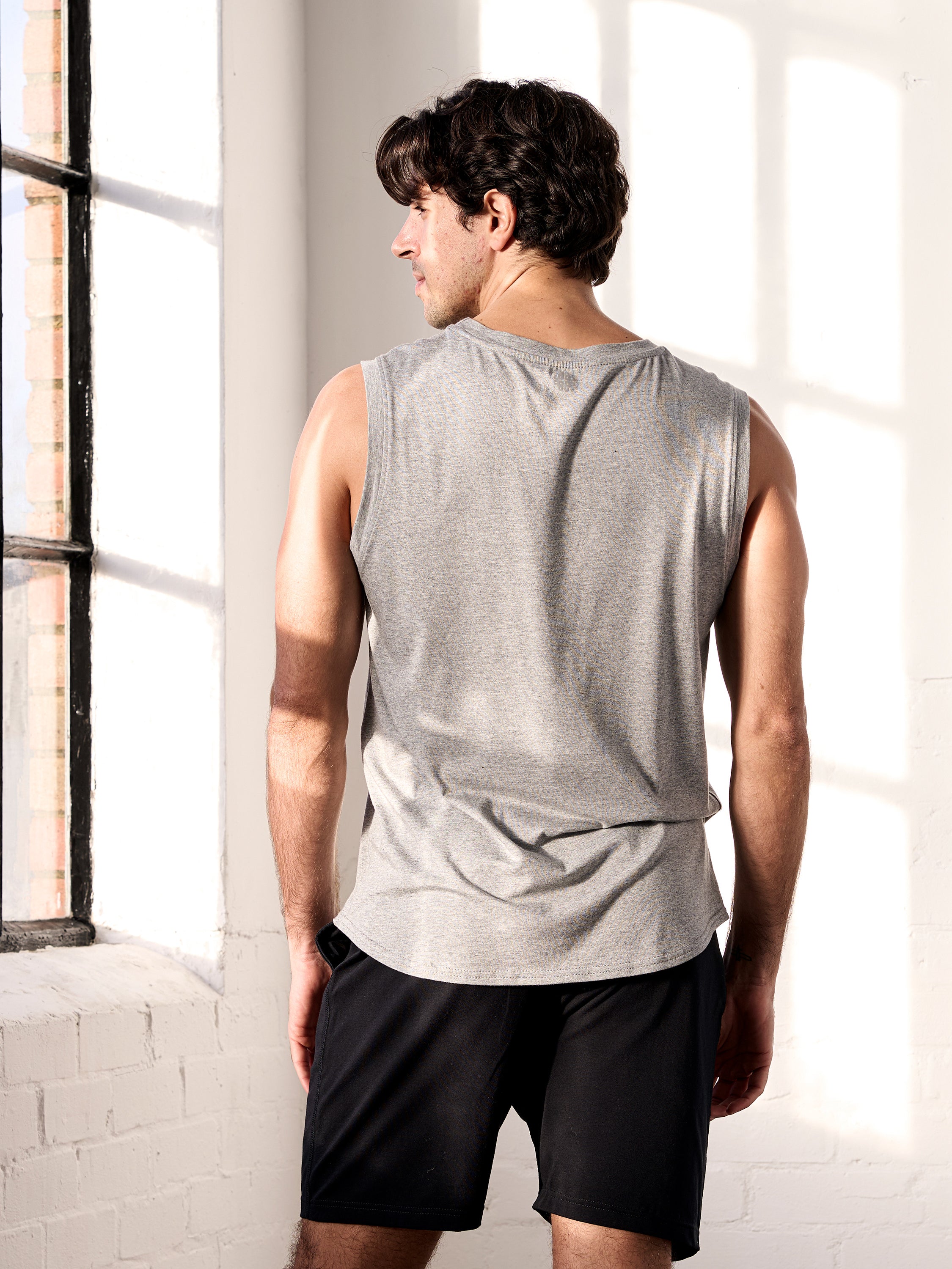 Men's Cotton Stretch Vest - Comfortable & Breathable for Gym, Running & Outdoor Activities