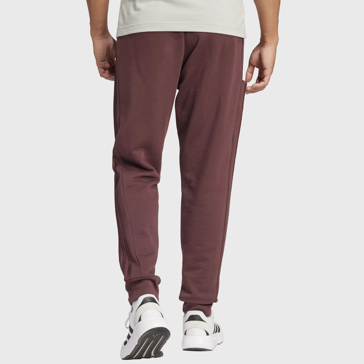 Adidas All Blacks Sweatpants for Men - Aurora Ruby Red Joggers with Pockets | Comfortable Athletic Pants for Running, Gym & Lounge Wear