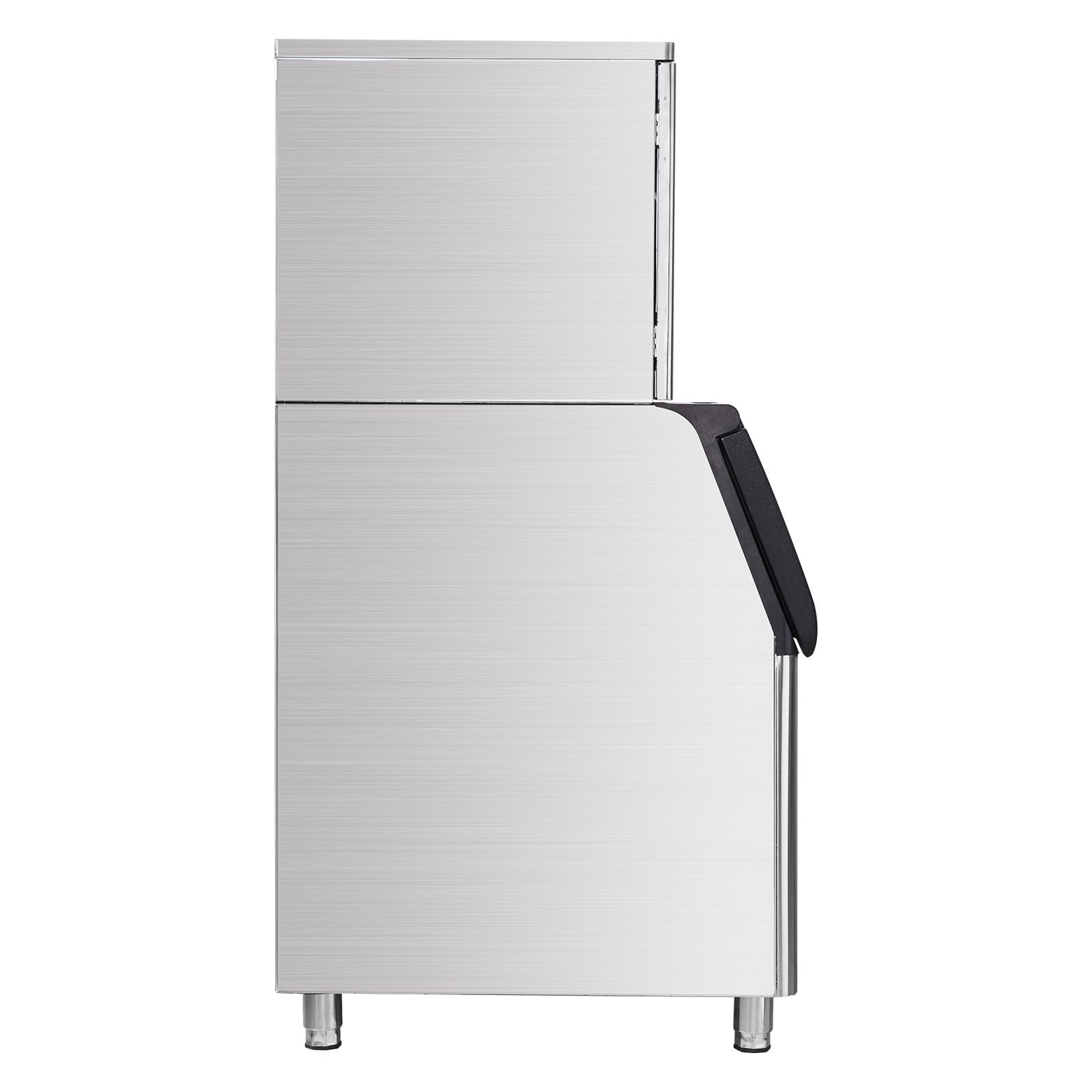 VEVOR Commercial Ice Maker Machine 400LBS/24H with 330.7LBS Storage Bin, 800W Self-Cleaning, 3.5