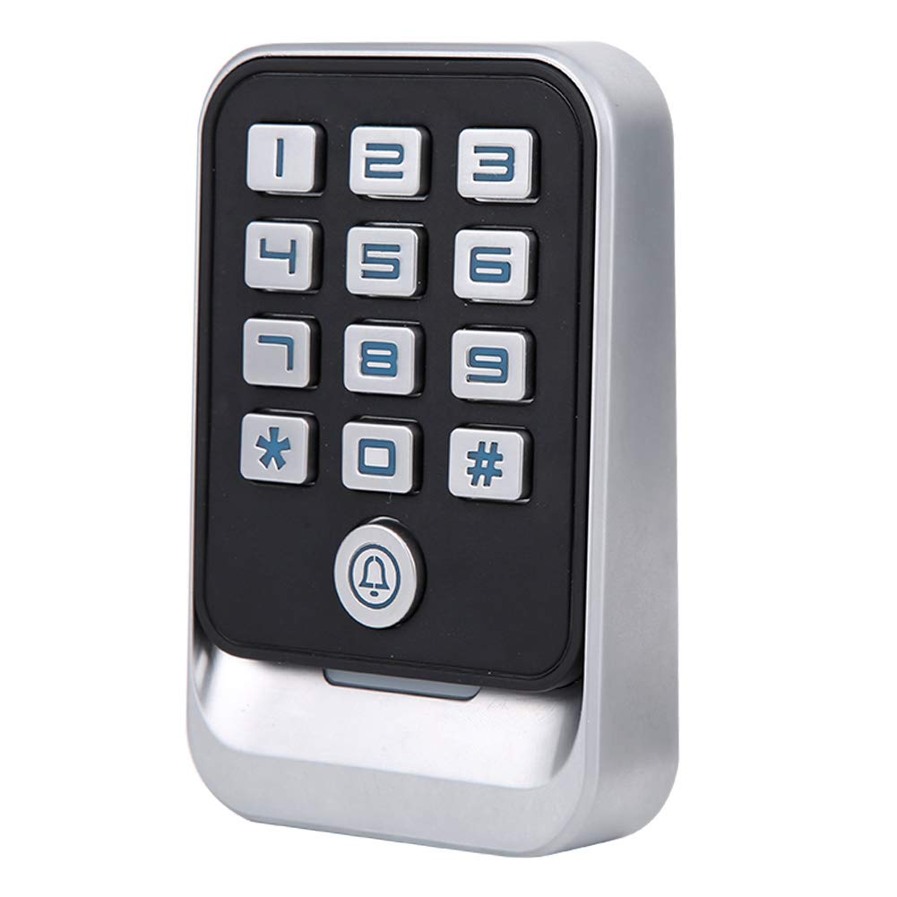 Digital Access Control System - Waterproof Backlit Keypad with Multi-Mode Entry & External Card Reader | Secure Office Door Entry Solution for Commercial Buildings & Smart Homes