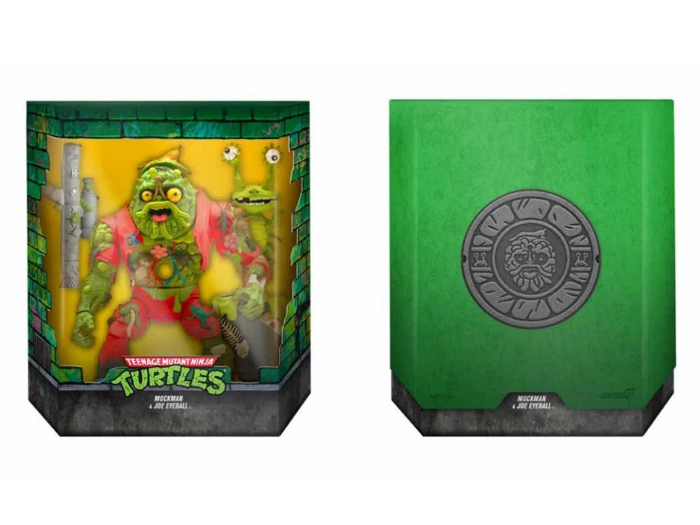 Teenage Mutant Ninja Turtles ULTIMATES! Muckman & Joe Eyeball Action Figures - Collectible TMNT Toys for Fans | Perfect for Display, Play, and Comic Conventions