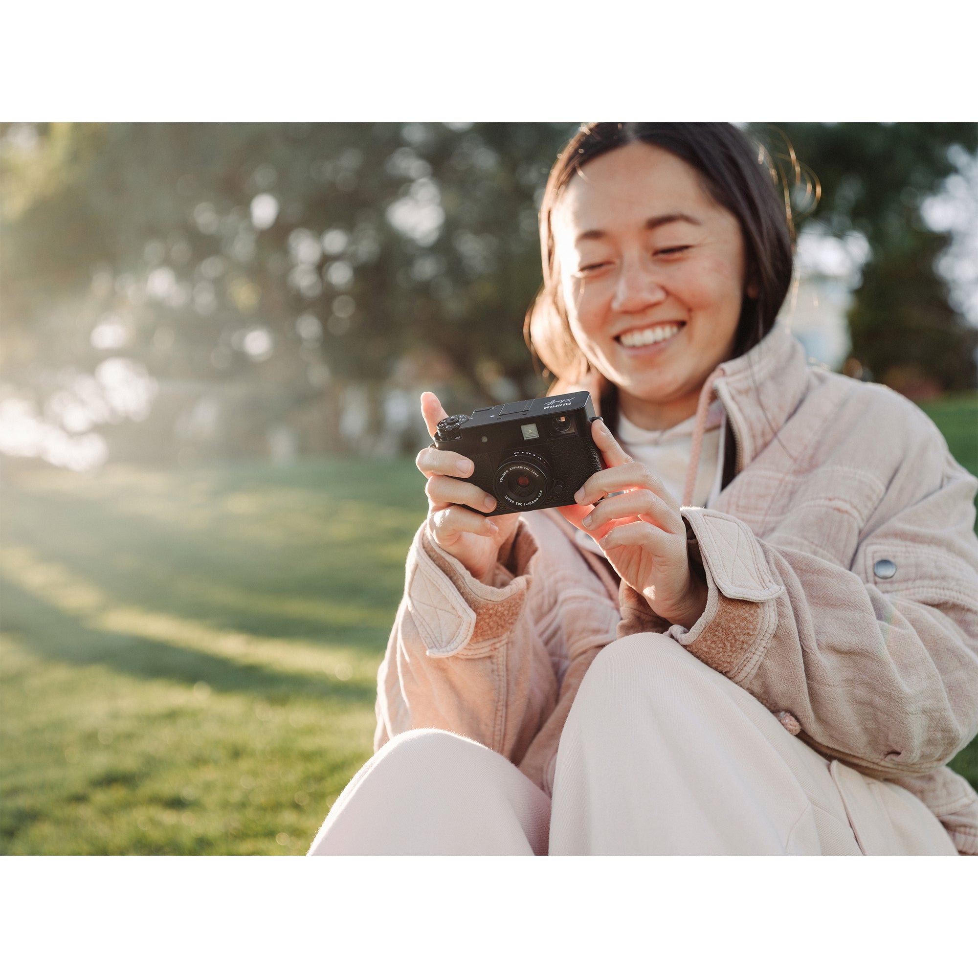 Fujifilm X Premium Compact Digital Camera - Black | High-Quality Travel & Street Photography Camera for Enthusiasts & Professionals