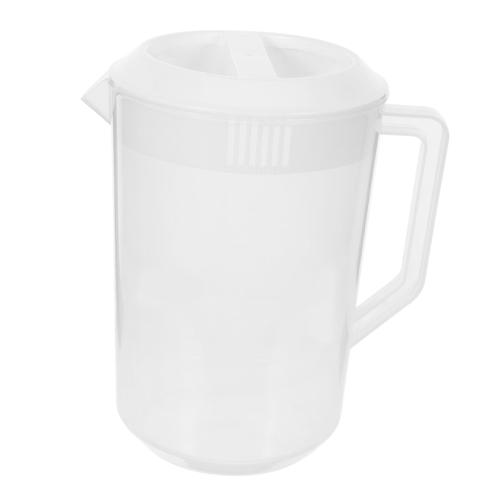 Cabilock 2L Glass Beverage Pitcher with Measurement Scale - Cold Water Kettle, Juice Dispenser for Iced Tea, Lemonade & Cocktails - Perfect for Parties, Restaurants & Home Use