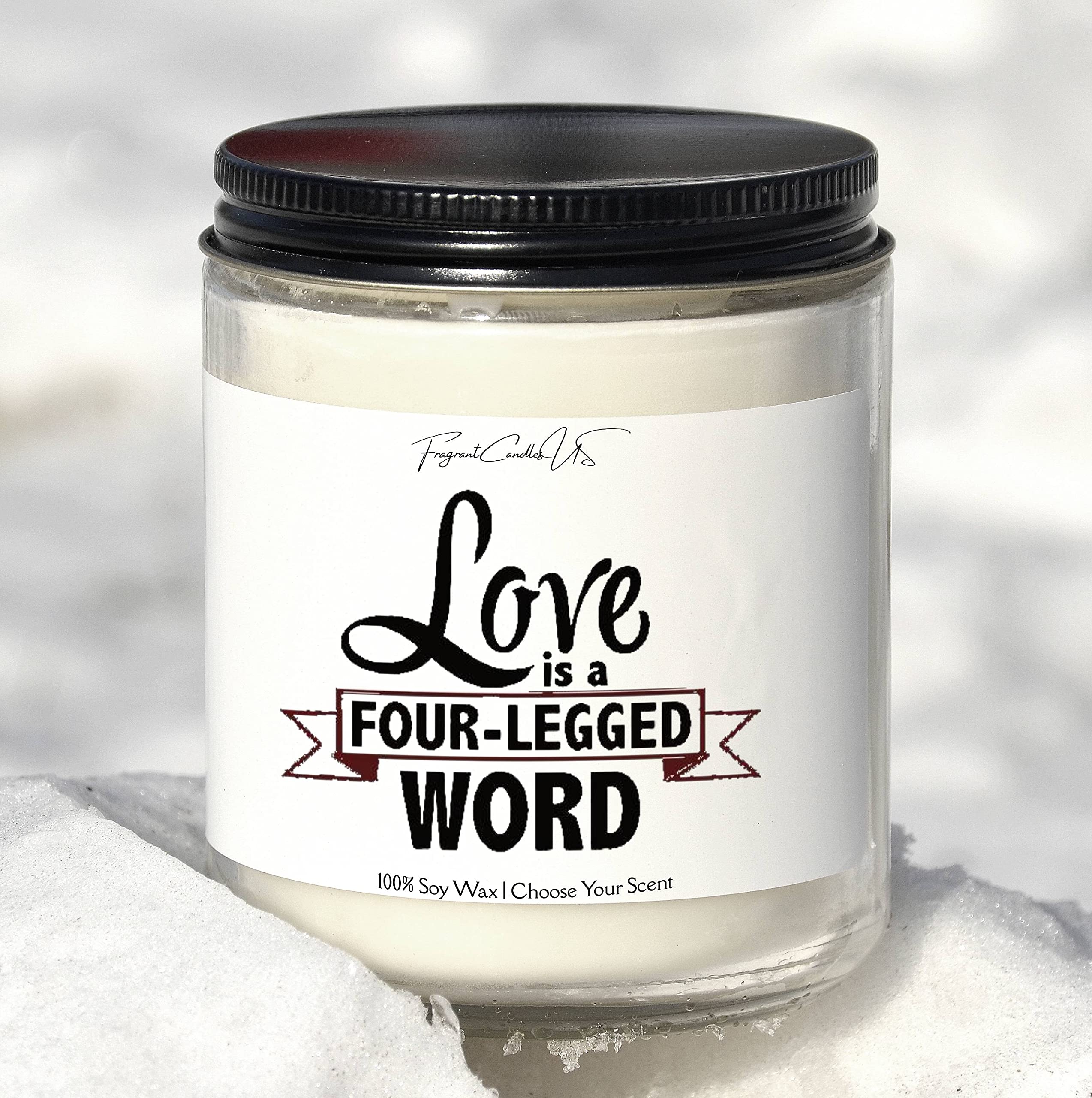 Snickerdoodle Scented Pet Safe Candle - 8oz Memorial Gift for Dog Lovers, Pet Loss Sympathy Gift, Odor Eliminator for Home - Perfect for Pet Memorials & Comforting Pet Owners