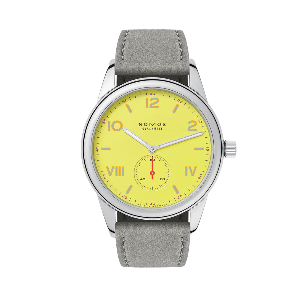 Club Campus 38mm Sapphire Back Watch with Starlight Dial & Leather Strap - Perfect for Casual Wear & Everyday Use