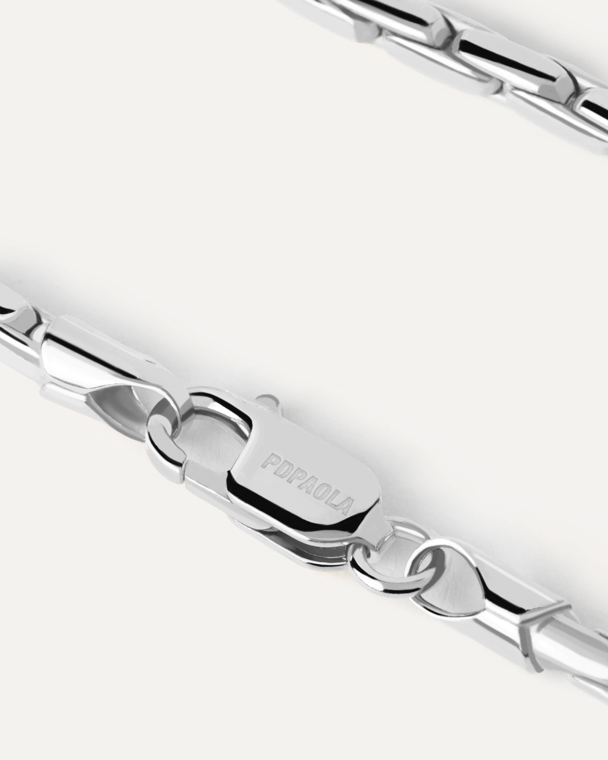 Large Boston Silver Chain Necklace for Women - Elegant 925 Sterling Silver Chunky Link Necklace Jewelry | Perfect for Casual Wear, Parties & Gifts