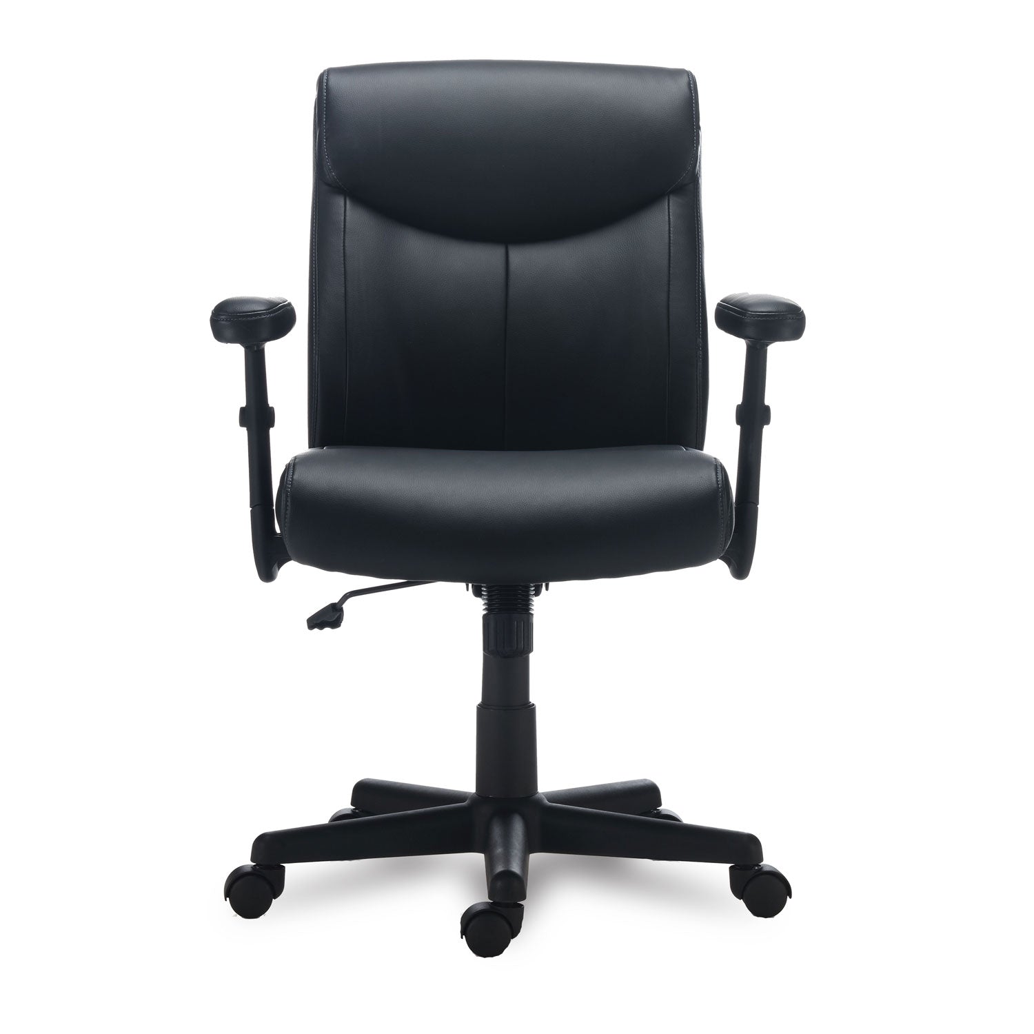 Alera Harthope Leather Task Chair - Ergonomic Office Chair with Black Seat & Back, 275 lb Weight Capacity - Perfect for Home Office, Conference Rooms & Executive Workspaces